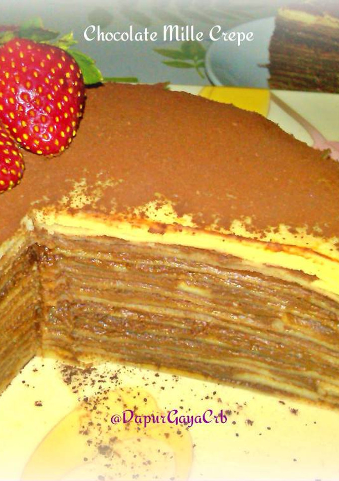 Foto resep Chocolate Mille Crepe