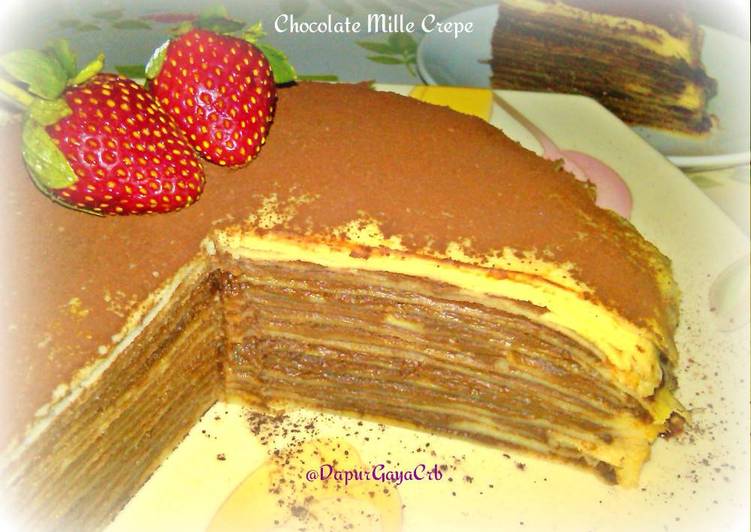 Chocolate Mille Crepe