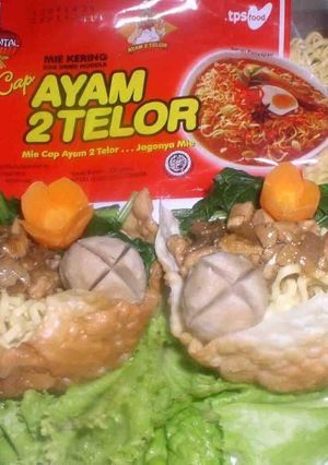 Foto resep Mie Ayam Mangkuk Pangsit