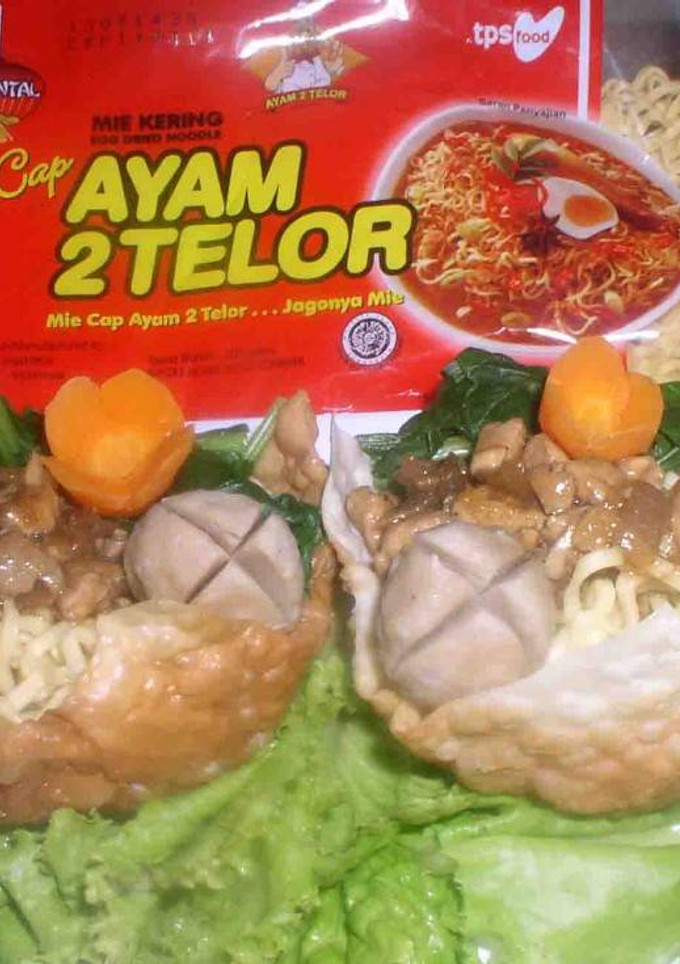 Foto resep Mie Ayam Mangkuk Pangsit