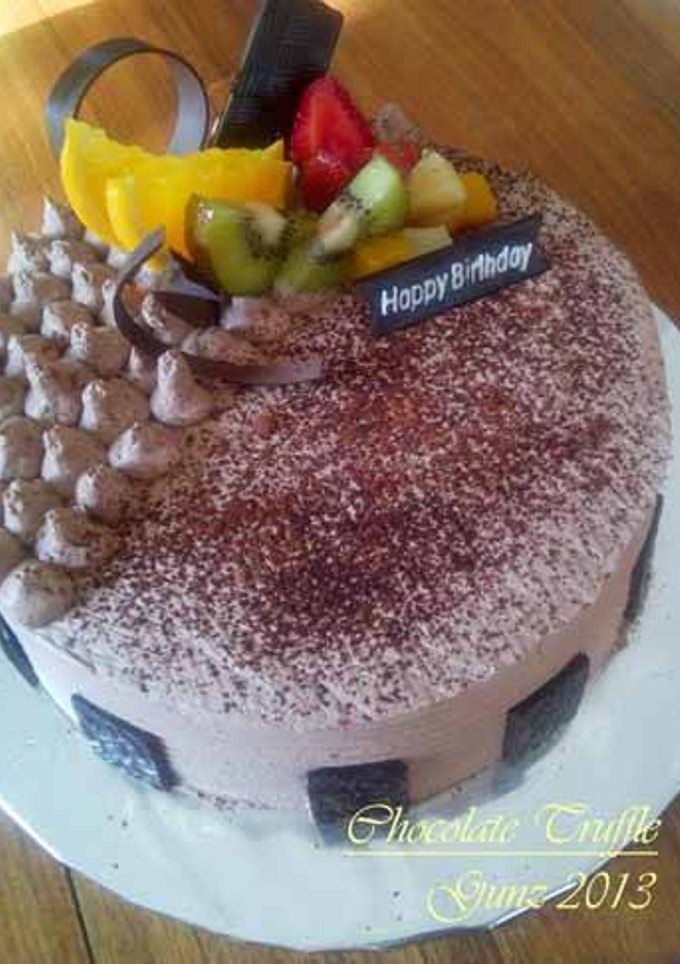 Foto resep Chocolate Truffle Cake