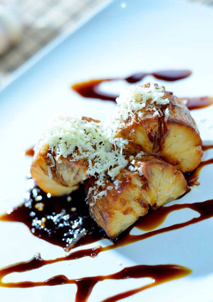 Foto resep Singkong Coklat Keju Pedas