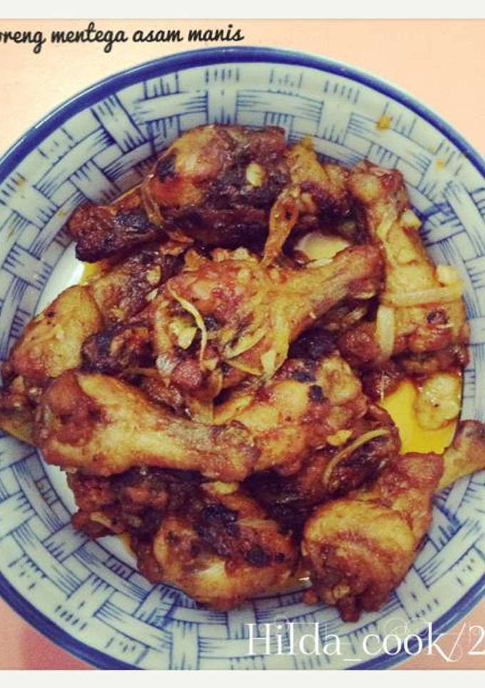 Foto resep Ayam Goreng Mentega Asam Manis