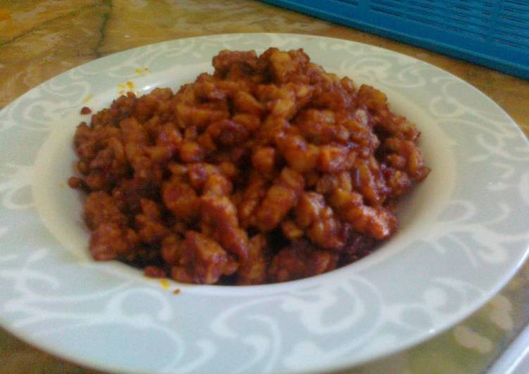 sambel goreng tempe jalapeno