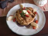 Oatmeal Strawberry Yoghurt Pancake