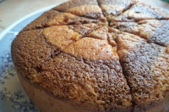 Resep Cake zebra putih telur Rumahan