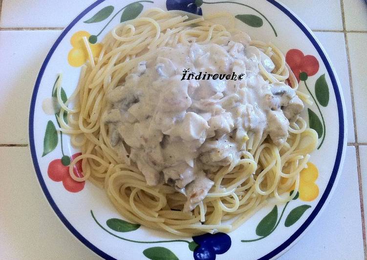 Resep Spaghetti Carbonara oleh Indirouche - Cookpad