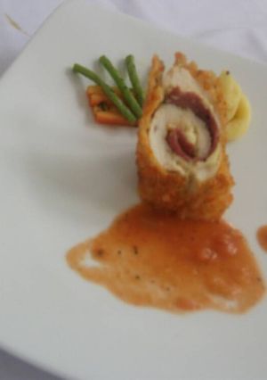 Foto resep chicken cordon bleu