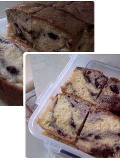 Foto resep Blueberry Marmer Cake