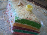 Rainbow cake ^_^