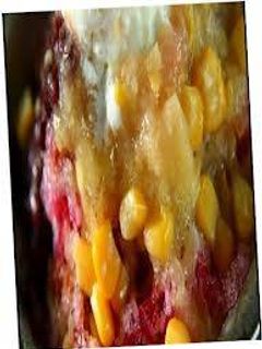 Foto resep Blood corn Ice Cream