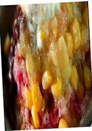 Foto resep Blood corn Ice Cream