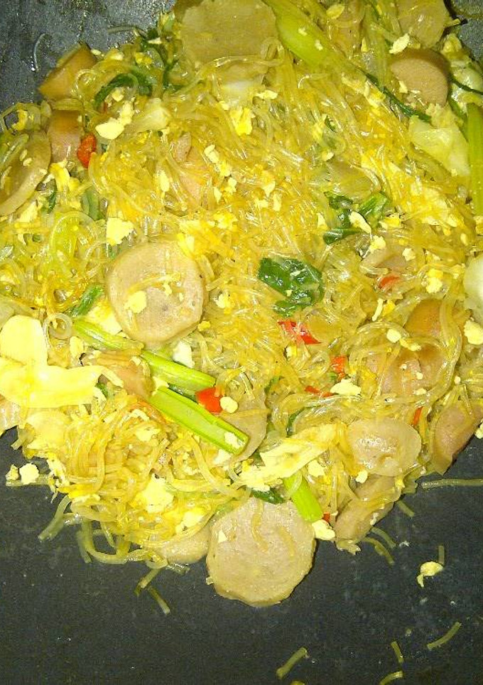Foto resep Bihun Goreng Sayuran Bakso