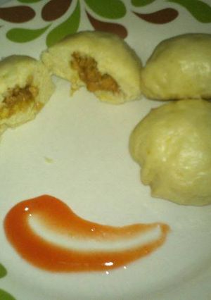 Foto resep Bakpao Isi Ayam Keju