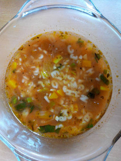 Foto resep Alfabeto Pasta Tomato Soup