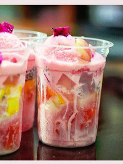 Foto resep sop buah es cream