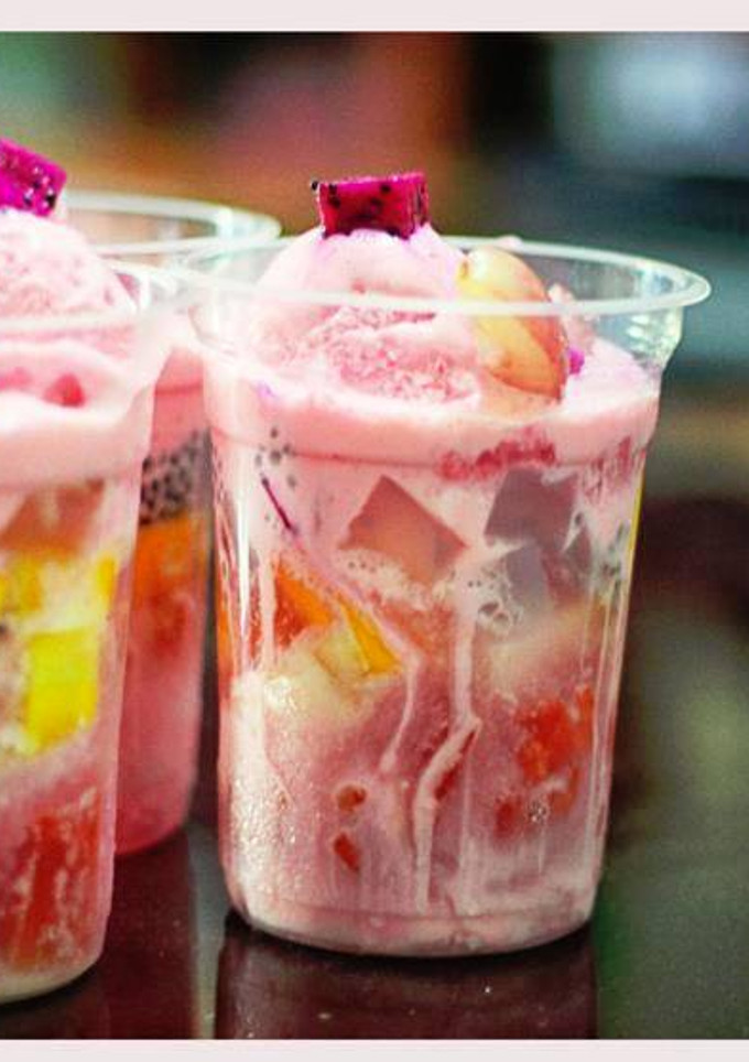 Foto resep sop buah es cream