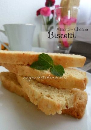 Foto resep Almond Cheese Biscotti