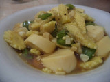 Tumis keputren paprika tofu