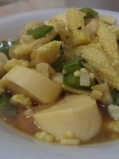 Foto resep Tumis keputren paprika tofu