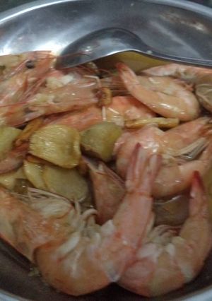 Foto resep Udang kukus