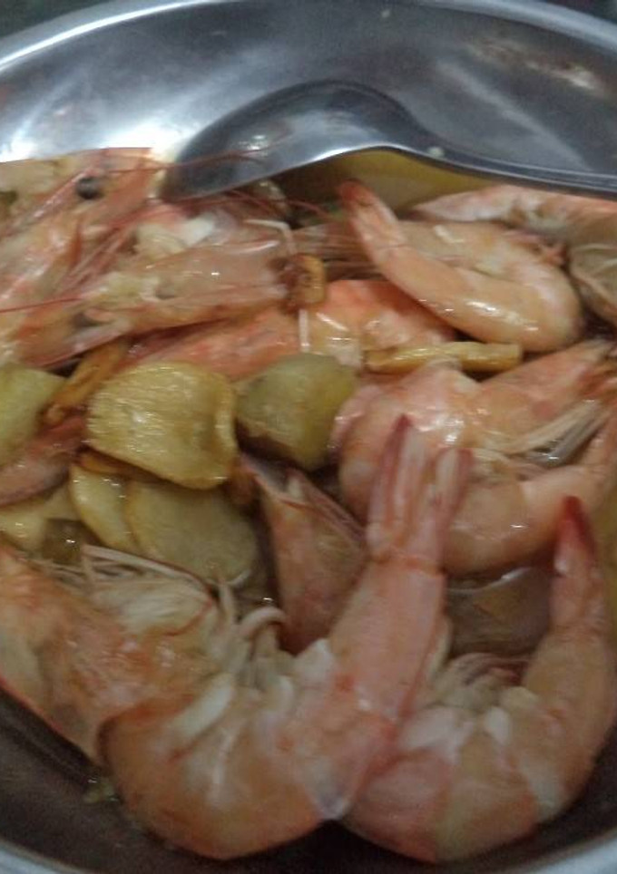 Foto resep Udang kukus
