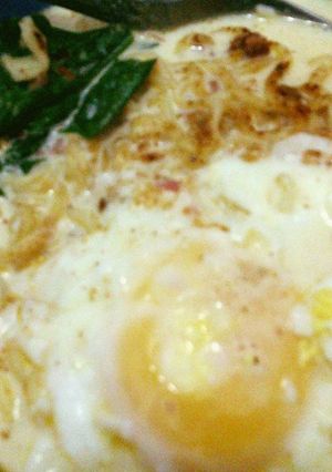 Foto resep Mie kuah susu