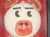 Bento nasi goreng piglet