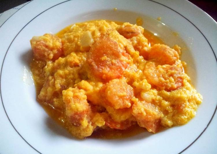 Cara Membuat Udang Goreng Telur Asin yang Nikmat