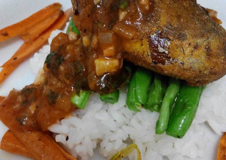 Resep Ikan Mackerel Goreng Tepung plus Saus Marinara, Anti Gagal