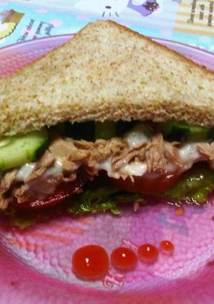 Foto resep Tuna Sandwich Healthy
