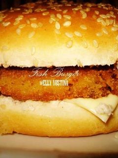Foto resep Cheesy Fish Burger (Edisi Anak Sehat)