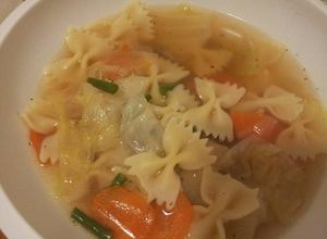 Foto resep Sop daging Farfalle