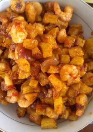 Foto resep Sambal kentang & udang