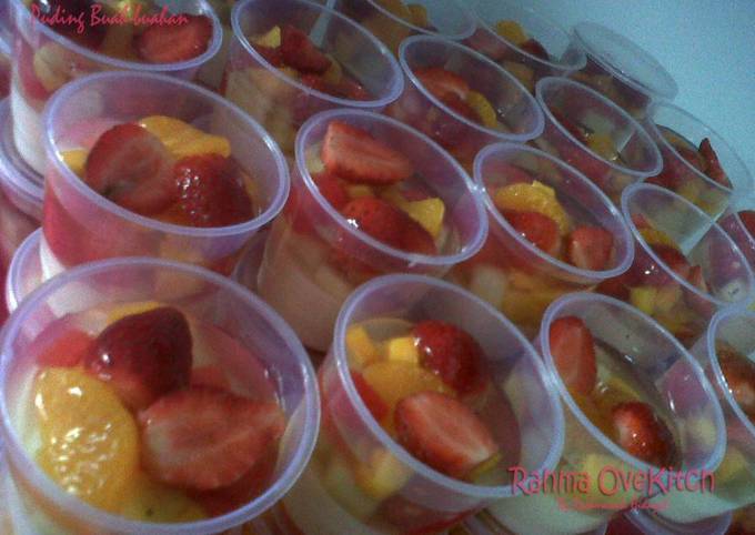 Resep Puding Buah Buahan Oleh Rahma Ovekitch Cookpad