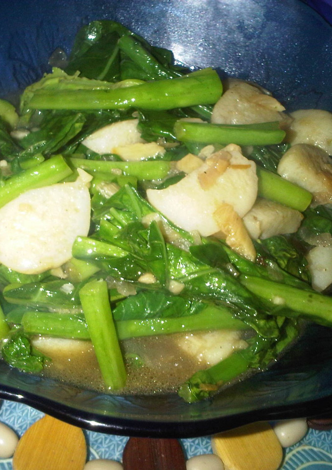 Foto resep Kailan Bakso Ikan