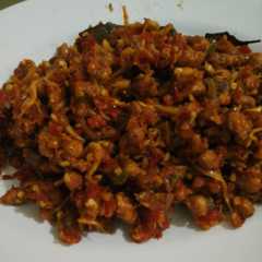รูปของ sambal teri kacang