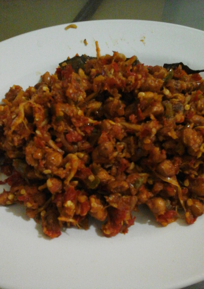 Foto resep sambal teri kacang