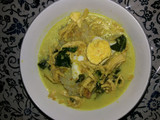 soun laksa ayam sederhana