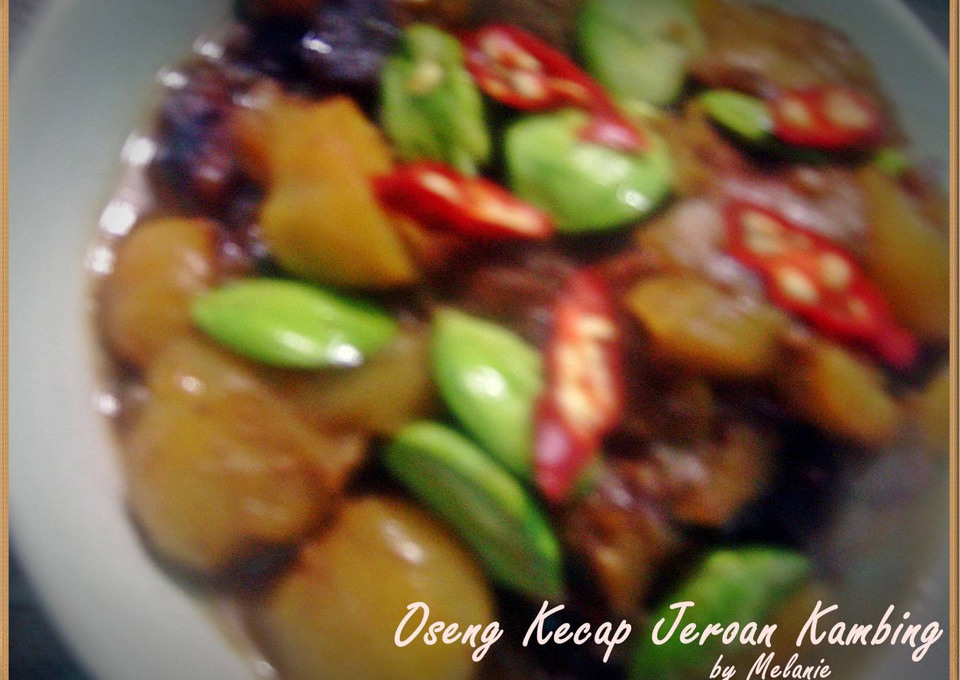 Oseng Kecap Jeroan Kambing
