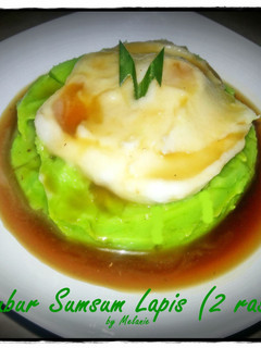 Foto resep Bubur Sumsum Lapis (2 Rasa)