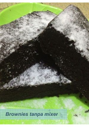 Foto resep Brownies tanpa mixer