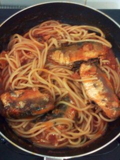 Foto resep Spaghetti with Chili Sardines