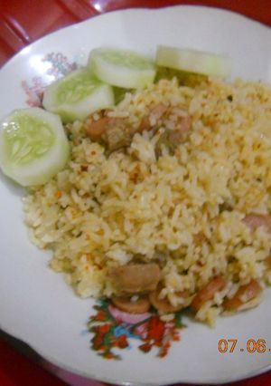 Foto resep Nasi goreng mentega komplit