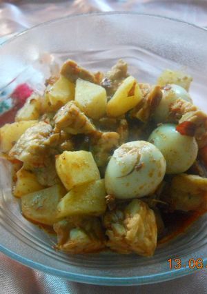 Foto resep balado kentang tempe telur puyuh
