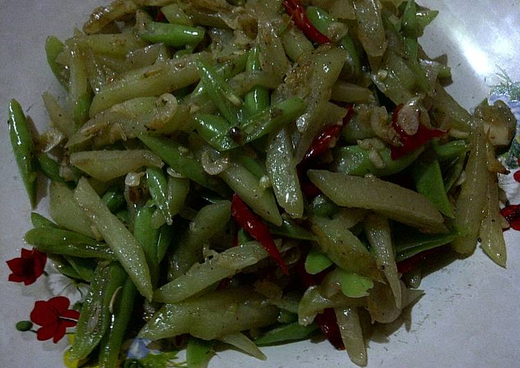 Resep Tumis Jipang Buncis Bumbu Iris, Bikin Ngiler