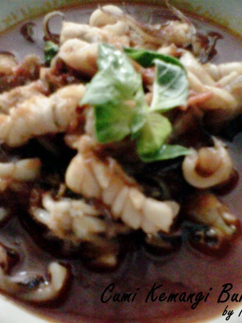 Cara Mudah Menyiapkan Resep Cumi Kemangi Bumbu Merah yang Enak Banget Anti Ribet, Mantap