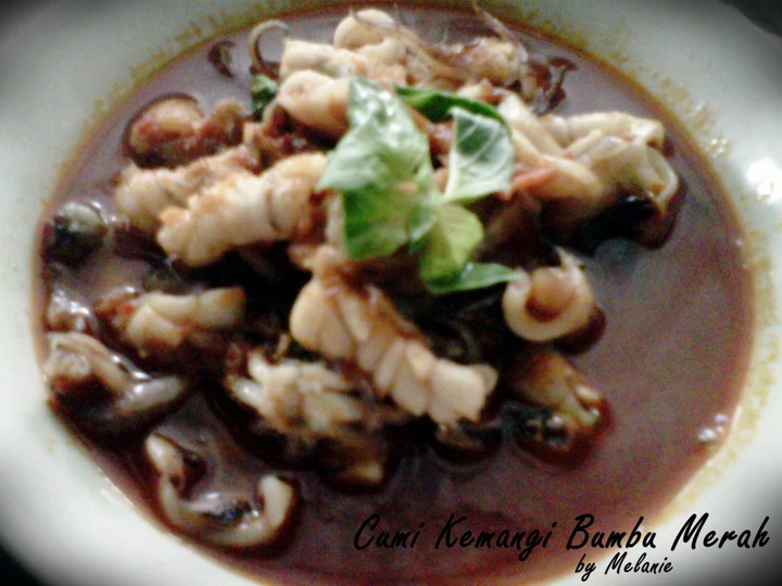 Cara Mudah Menyiapkan Resep Cumi Kemangi Bumbu Merah yang Enak Banget Anti Ribet, Mantap