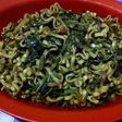 Kangkung Tumis Mie Pipih