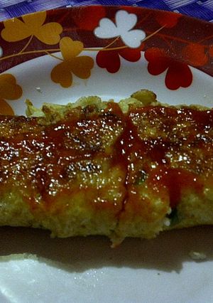 Foto resep Omlet Nasi Penghilang Kebosanan